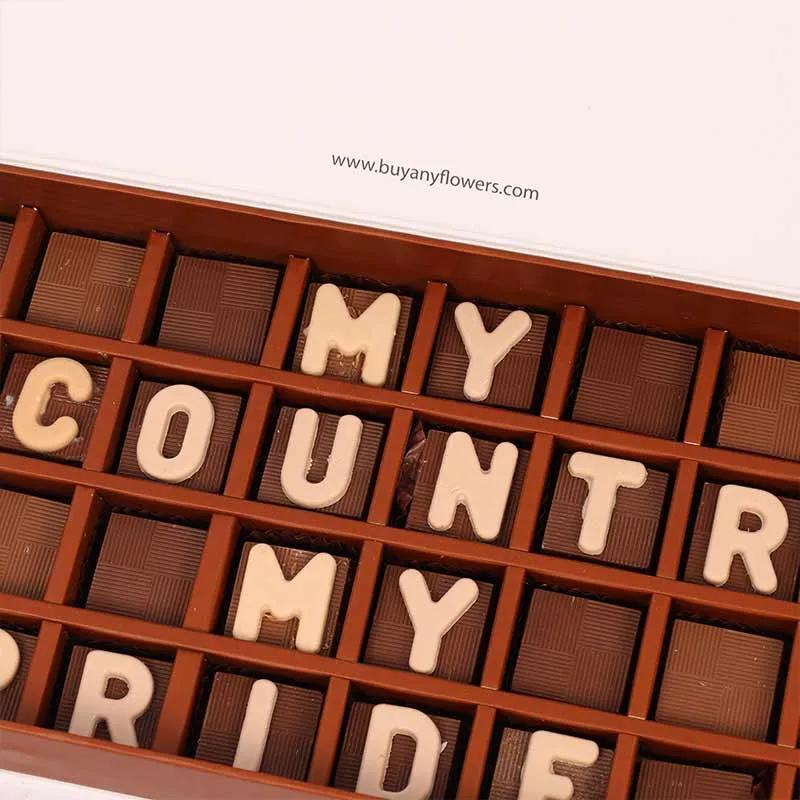 My Country My Pride Chocolates By Sweecho - Chocolates gift from Buy Any Flowers Dubai in Al Quoz Industrial Area 4, Dubai, UAE - image 3