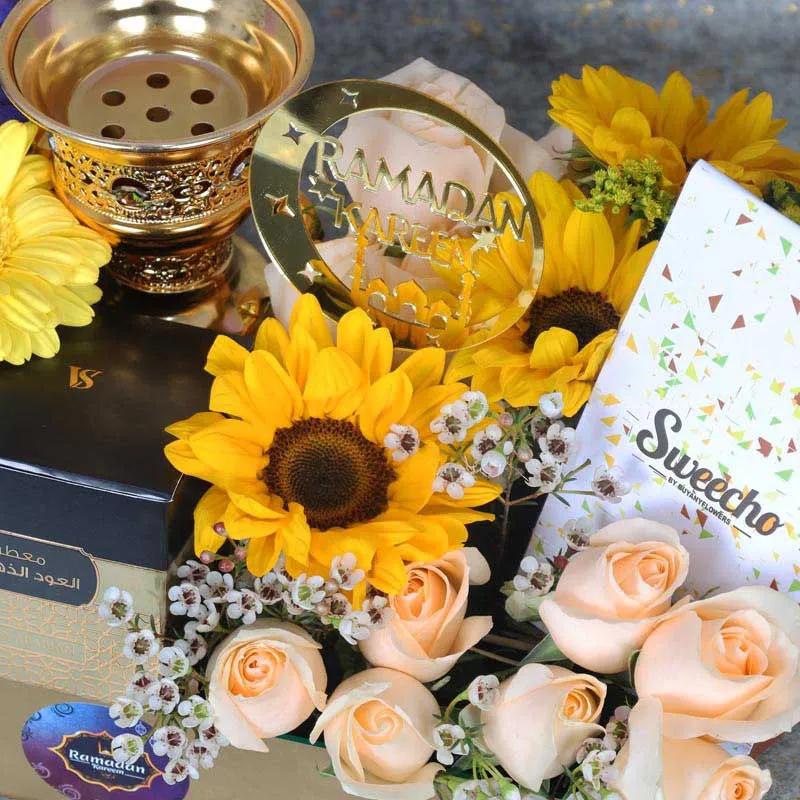 Ramadan Floral Hamper Golden thumbnail 4