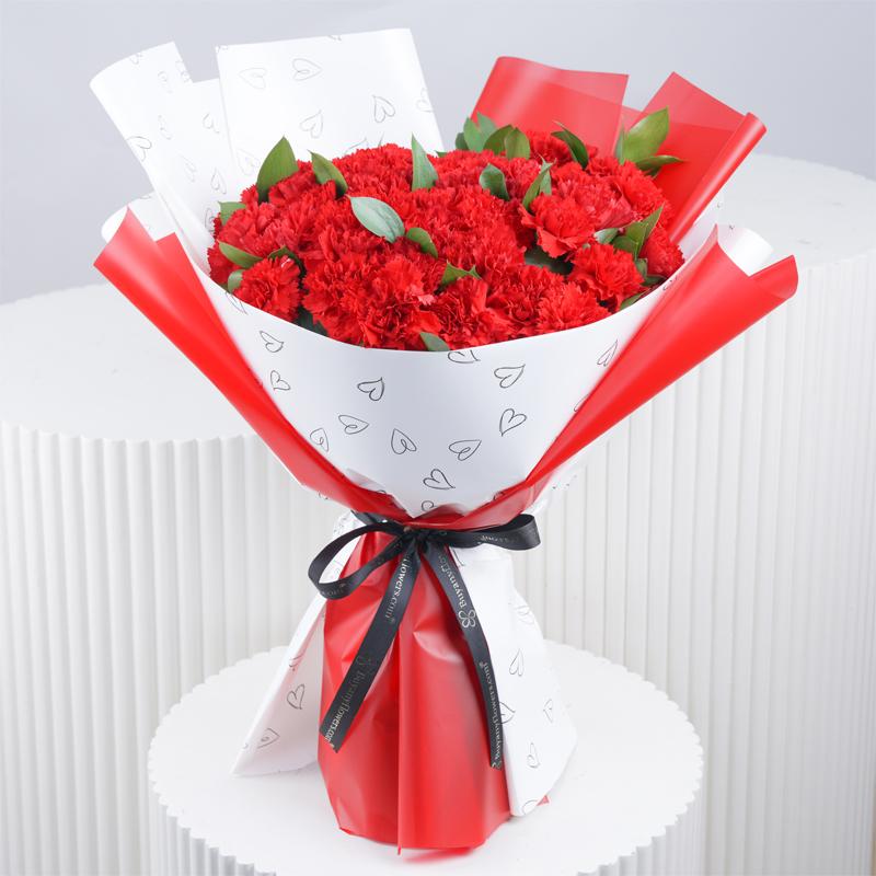 Love 51 Red Carnations Bouquet in Dubai