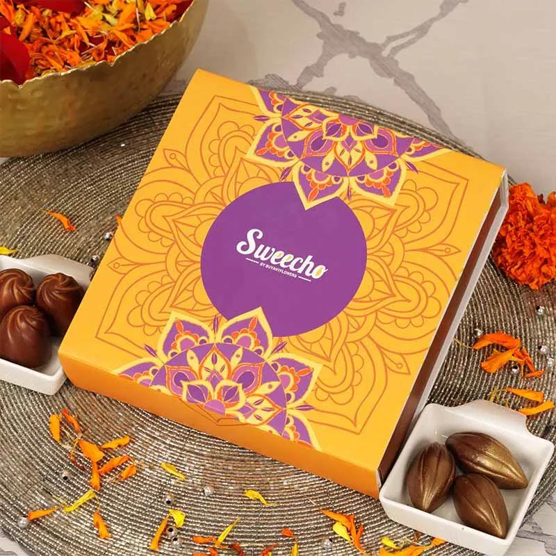 Diwali Shiny Chocolates 16 Pcs By Sweecho thumbnail 4