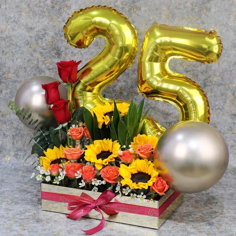 تنسيق زهور فاخر مخصص للاحتفالات يضيف  لمسة احتفالية راقية لكل المناسبات. thumbnail 4