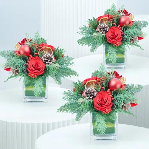 Winter Royale Centerpiece Set of 3 1