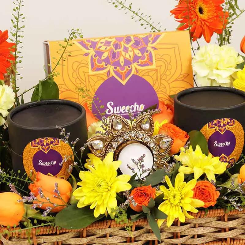 Joyful Festive Floral Hamper thumbnail 3