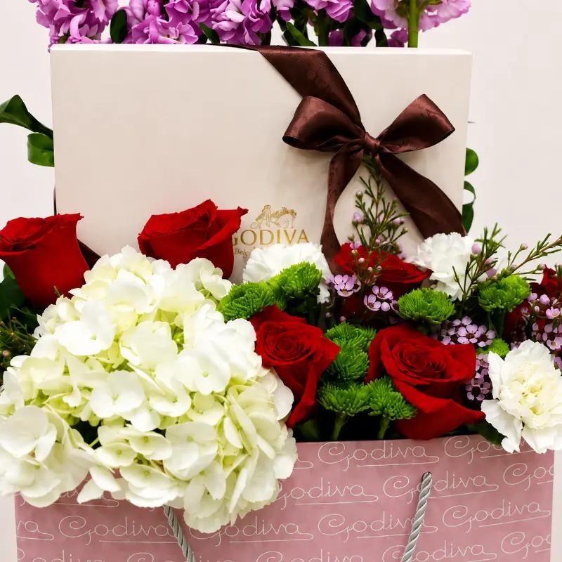 Standby Floral Godiva Arrangement - Flowers gift from Buy Any Flowers Dubai in Al Quoz Industrial Area 4, Dubai, UAE - image 2
