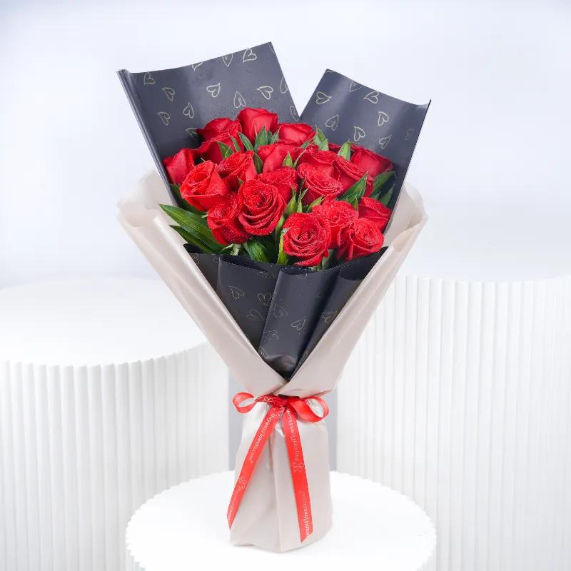 Deep Emotions 21 Red Roses Bouquet - Flowers gift from Buy Any Flowers Dubai in Al Quoz Industrial Area 4, Dubai, UAE