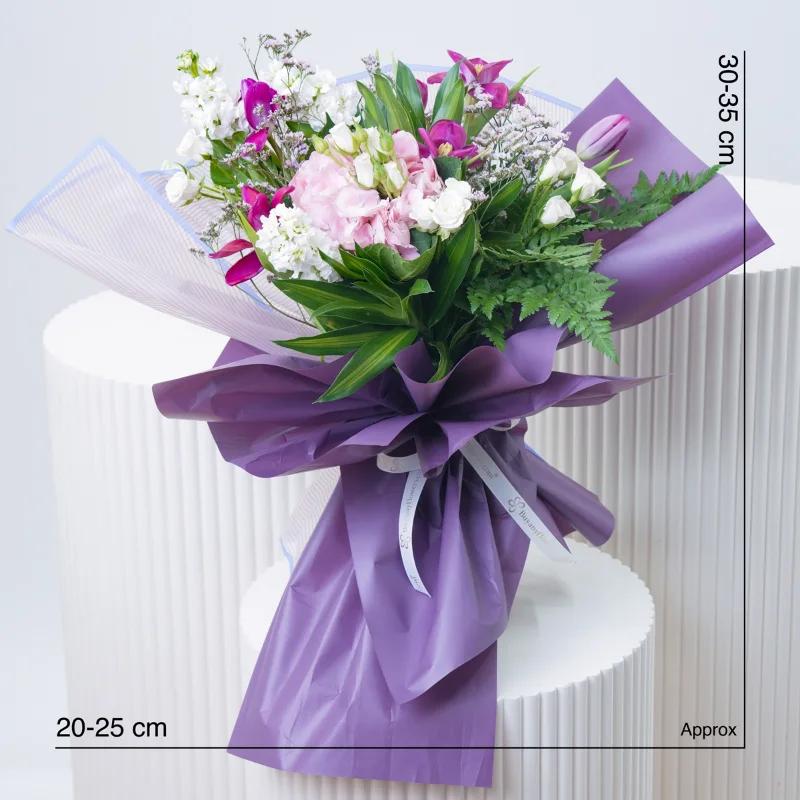 Royal Pastel Tulip Bouquet - Flowers gift from Buy Any Flowers Dubai in Al Quoz Industrial Area 4, Dubai, UAE - image 4