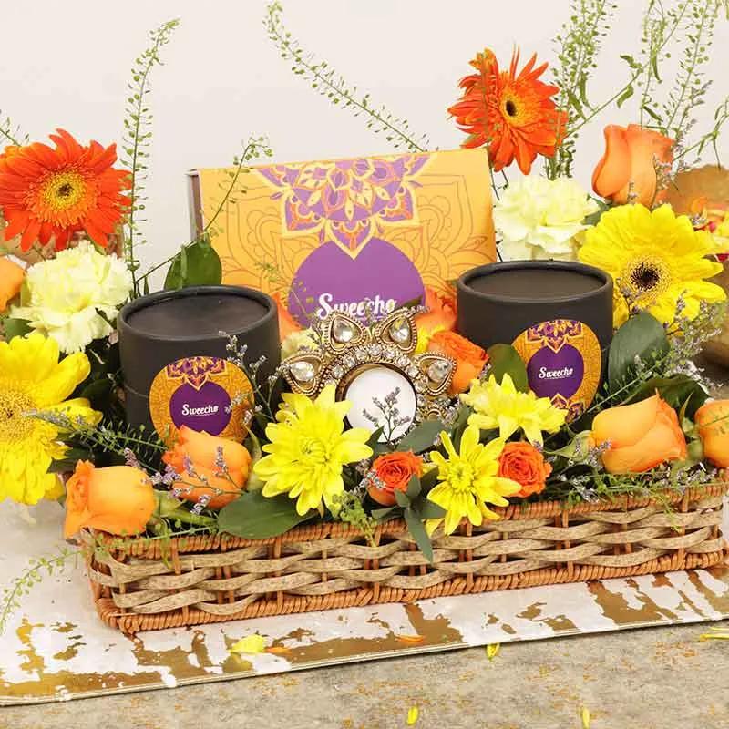 Joyful Festive Floral Hamper thumbnail 2