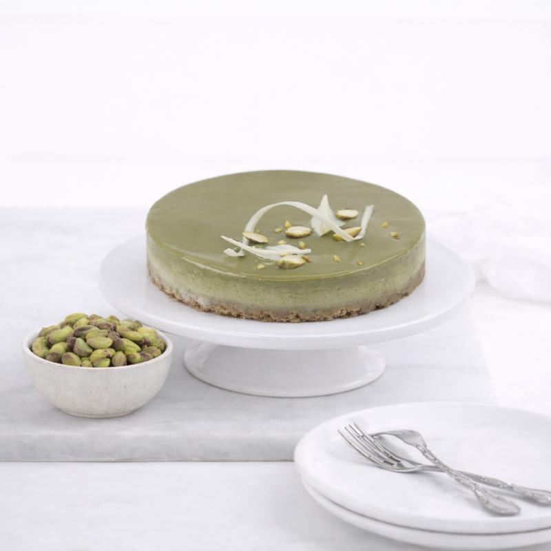 Pistachio Cheesecake 4 Portion - Cakes gift from Buy Any Flowers Dubai in Al Quoz Industrial Area 4, Dubai, UAE