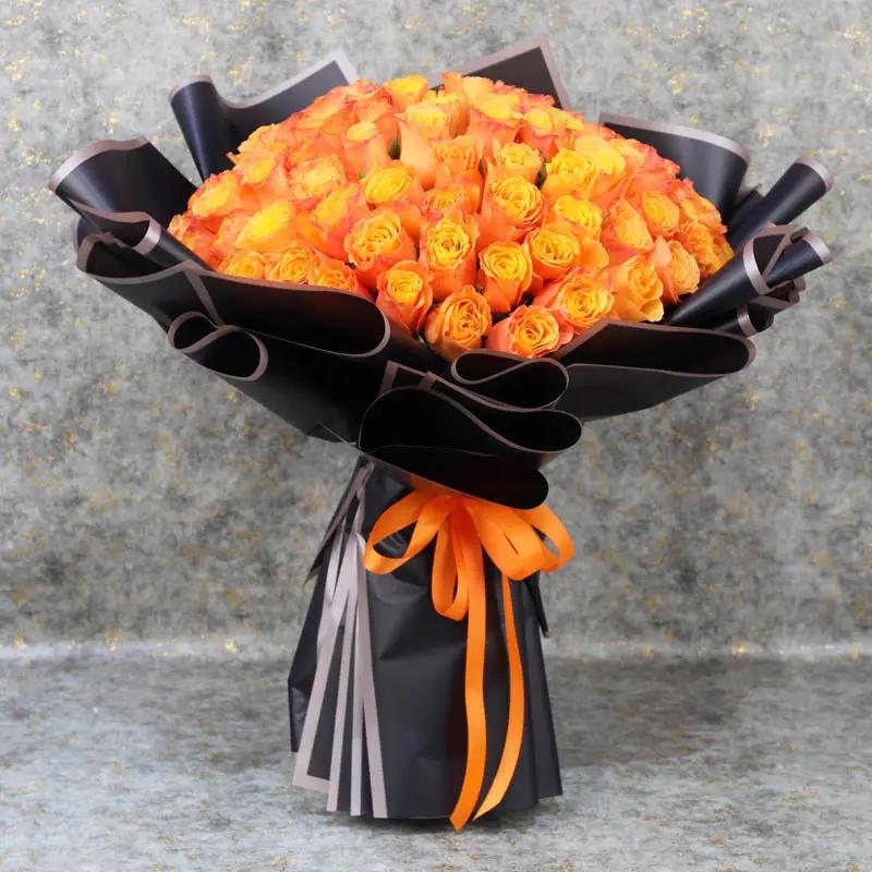 Dawn 101 Orange Roses Bouquet - Flowers gift from Buy Any Flowers Dubai in Al Quoz Industrial Area 4, Dubai, UAE
