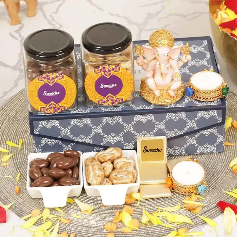 Ganesha Sweetness Blessings Gift Box - Gifts gift from Buy Any Flowers Dubai in Al Quoz Industrial Area 4, Dubai, UAE - image 3