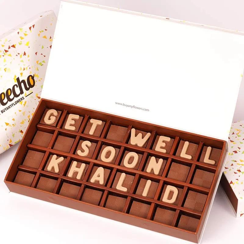 Customize Get Well Soon Chocolates By Sweecho thumbnail 2