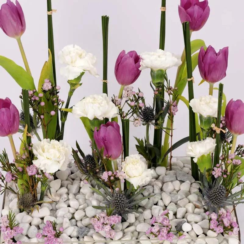 Mauve Flowers Tray - Flowers gift from Buy Any Flowers Dubai in Al Quoz Industrial Area 4, Dubai, UAE - image 4