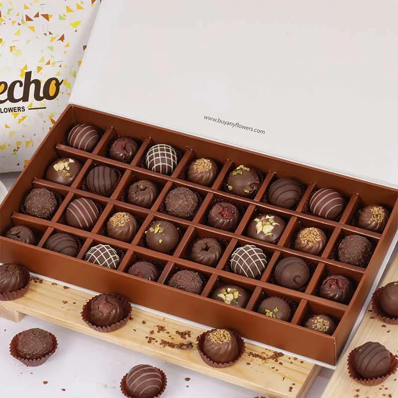 Chocolate Truffles and Bajios 32 Pcs By Sweecho - Chocolates gift from Buy Any Flowers Dubai in Al Quoz Industrial Area 4, Dubai, UAE - image 3