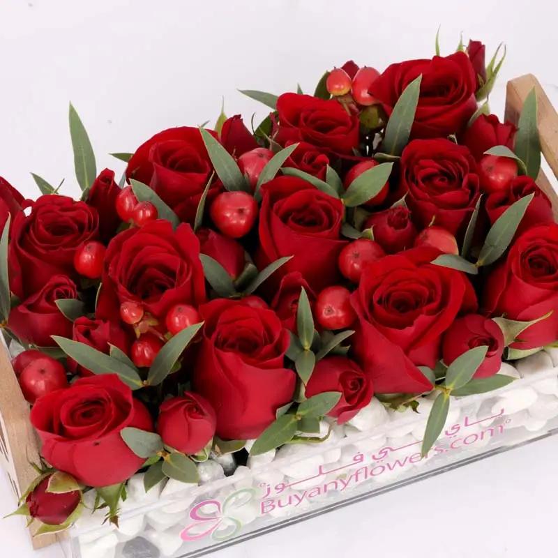 Love 11 Red Roses Arrangement thumbnail 2