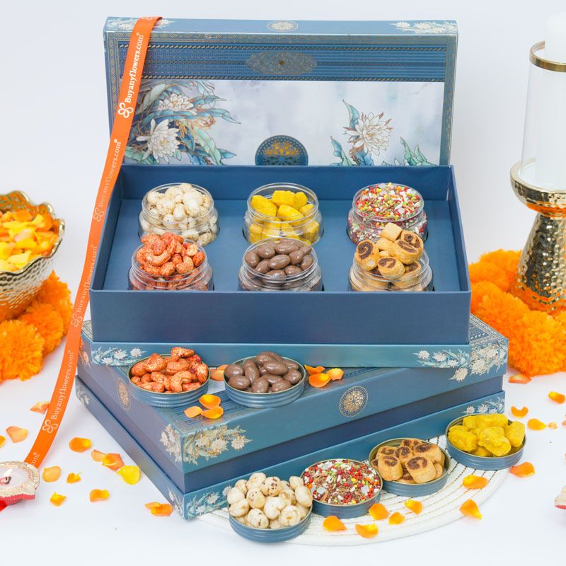 Exclusive Diwali Festive Hamper – Traditional Sweets & Dry Fruits 1