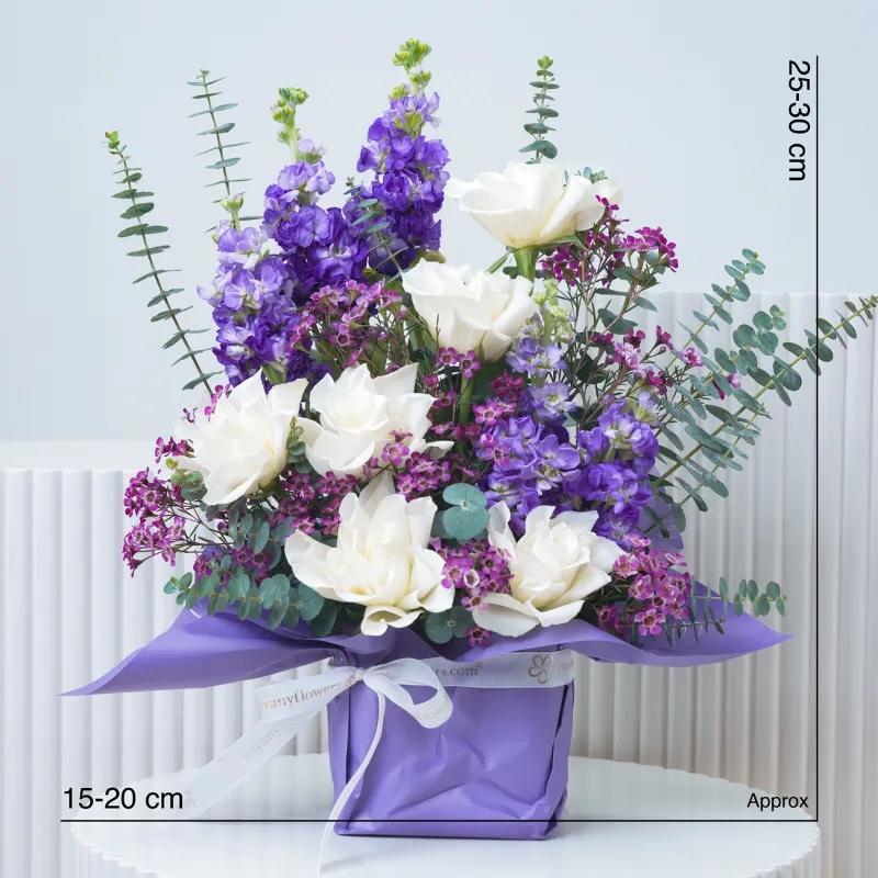 Purple Bloom Vase - Flowers gift from Buy Any Flowers Dubai in Al Quoz Industrial Area 4, Dubai, UAE - image 4