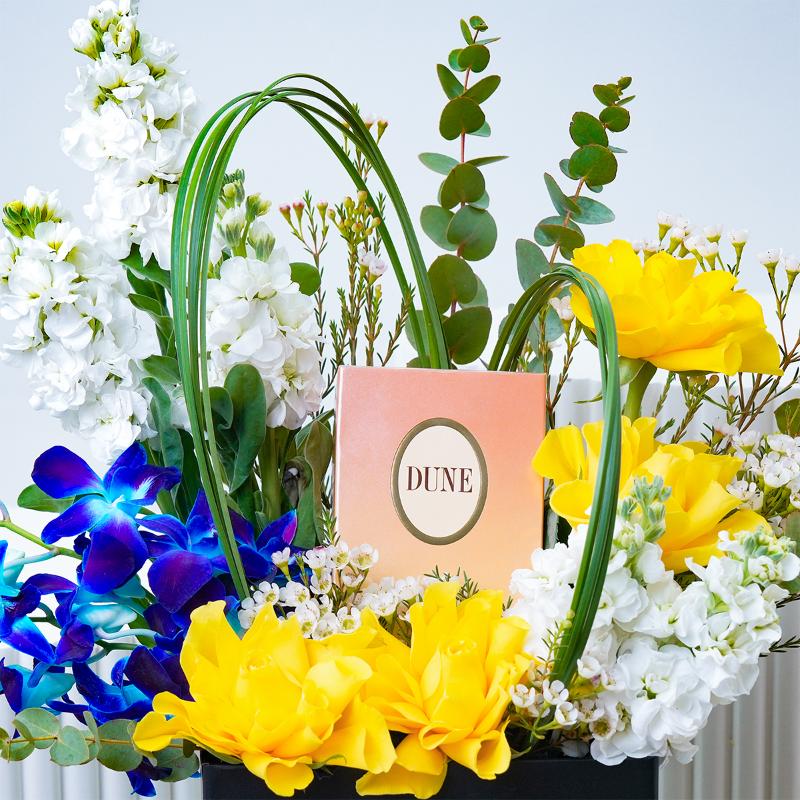 Dior Perfume and Flower Box - Gift Sets gift from Buy Any Flowers Dubai in Al Quoz Industrial Area 4, Dubai, UAE - image 2