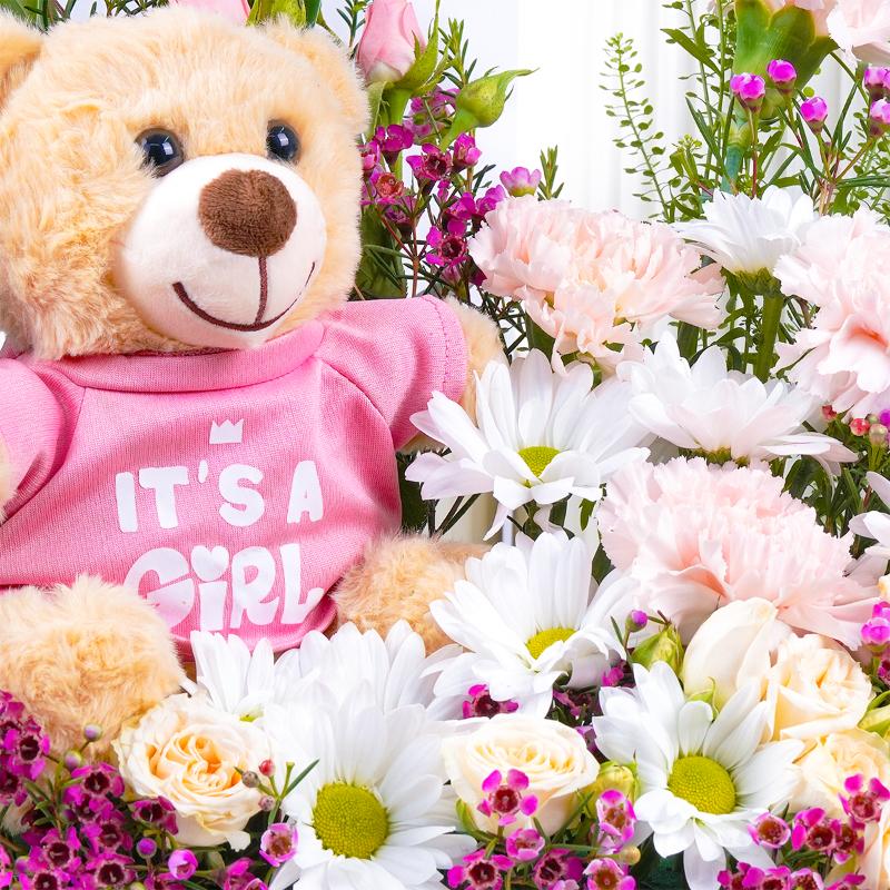 Blossom Baby Girl Arrangement - Flowers gift from Buy Any Flowers Dubai in Al Quoz Industrial Area 4, Dubai, UAE - image 2