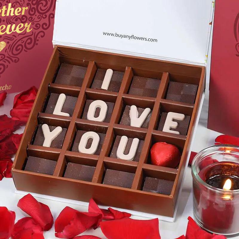 Valentine I Love You Chocolates By Sweecho - Chocolates gift from Buy Any Flowers Dubai in Al Quoz Industrial Area 4, Dubai, UAE - image 2