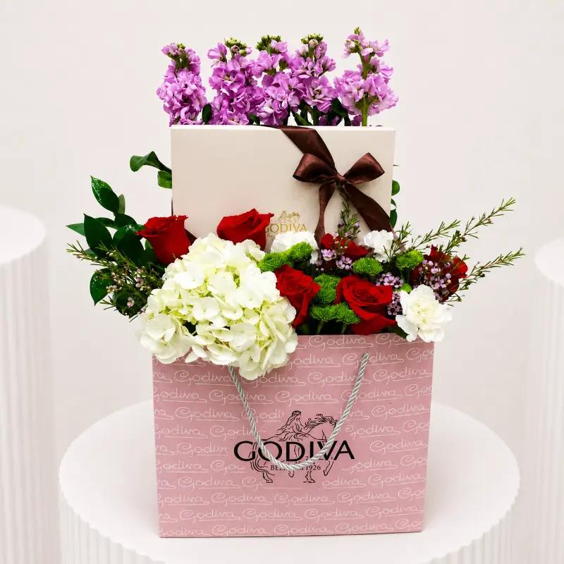 Standby Floral Godiva Arrangement - Flowers gift from Buy Any Flowers Dubai in Al Quoz Industrial Area 4, Dubai, UAE