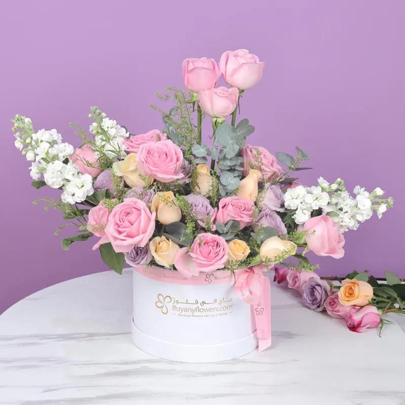 Pastel Garden Flower Box
