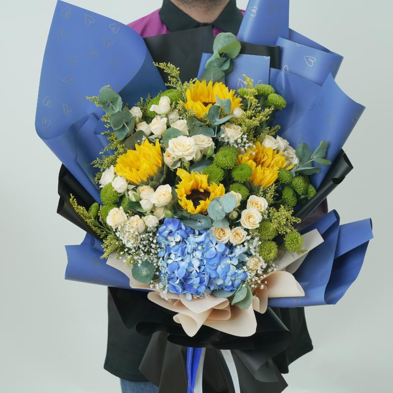 Alpha Mix Flower Bouquet - Flowers gift from Buy Any Flowers Dubai in Al Quoz Industrial Area 4, Dubai, UAE - image 2