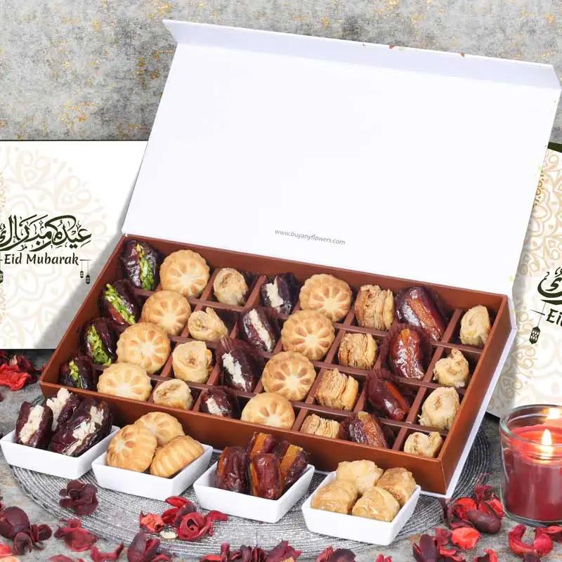 Eid Stuffed Dates Mamoul and Baklawa By Sweecho 32 Pcs Green thumbnail 2