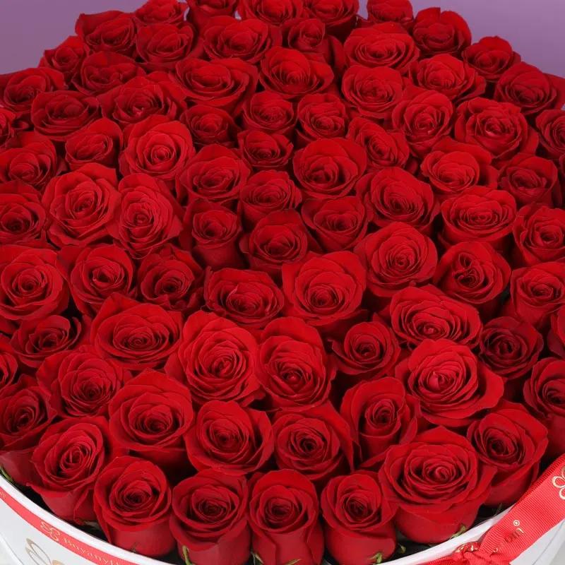 Grand Red Roses Love Box White thumbnail 3