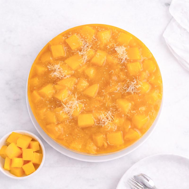 Mango Kunafa Cake 4 Portion - Cakes gift from Buy Any Flowers Dubai in Al Quoz Industrial Area 4, Dubai, UAE - image 2