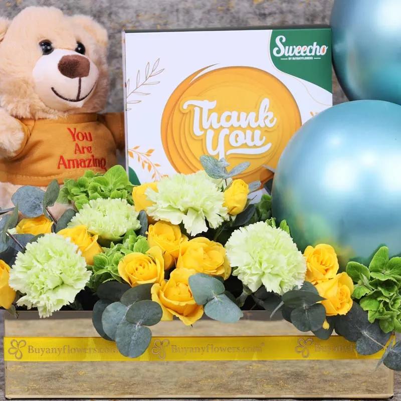 Thank You Flower Hamper thumbnail 4