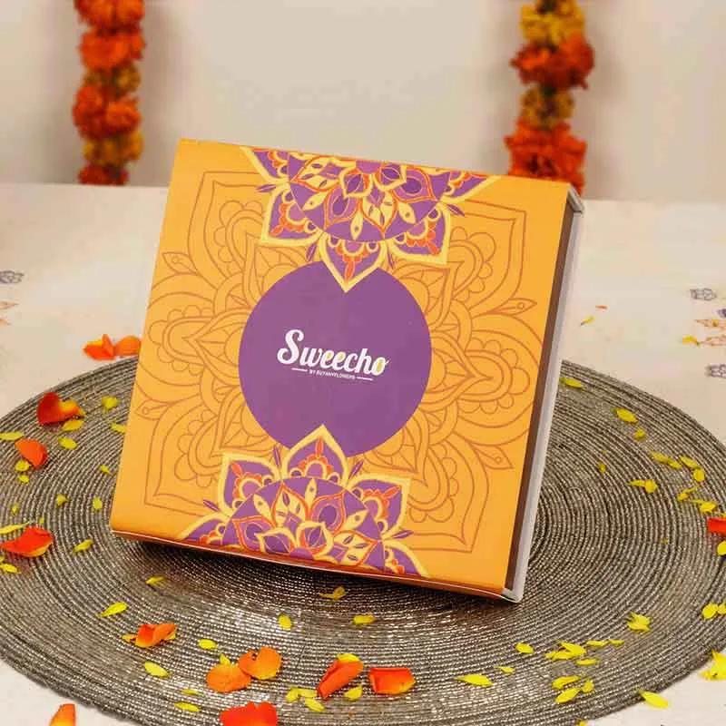 Diwali Sparkle Bouquet with Assorted Chocolates by Sweecho thumbnail 3