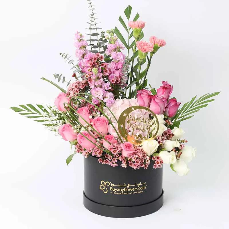 Ramadan Wishes Flower Box - Flowers gift from Buy Any Flowers Dubai in Al Quoz Industrial Area 4, Dubai, UAE - image 2
