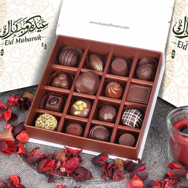 Eid Premium Chocolates By Sweecho 16 Pcs Green thumbnail 2
