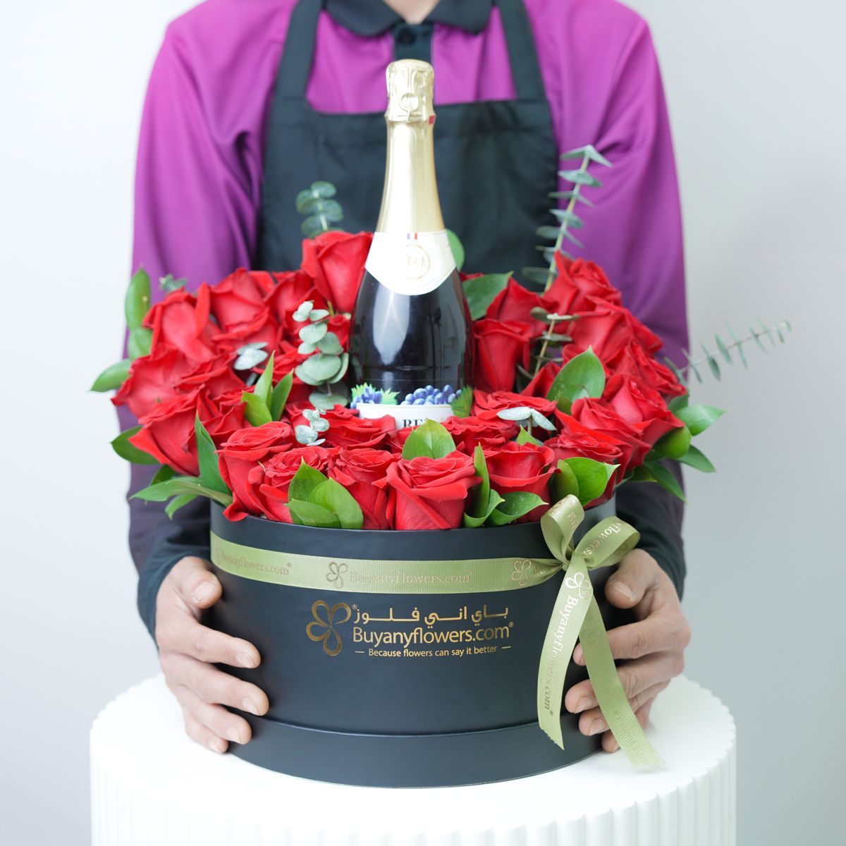 Party 31 Roses and Martini Arrangement - Flowers gift from Buy Any Flowers Dubai in Al Quoz Industrial Area 4, Dubai, UAE - image 2