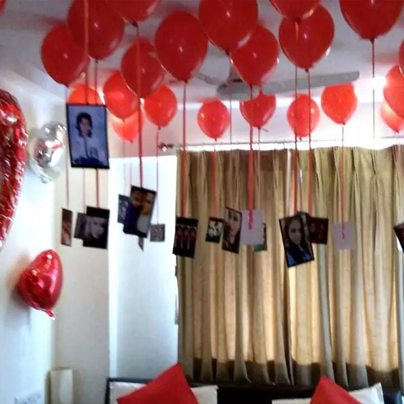 Personalised Red 25 Helium Balloon Decor thumbnail 2