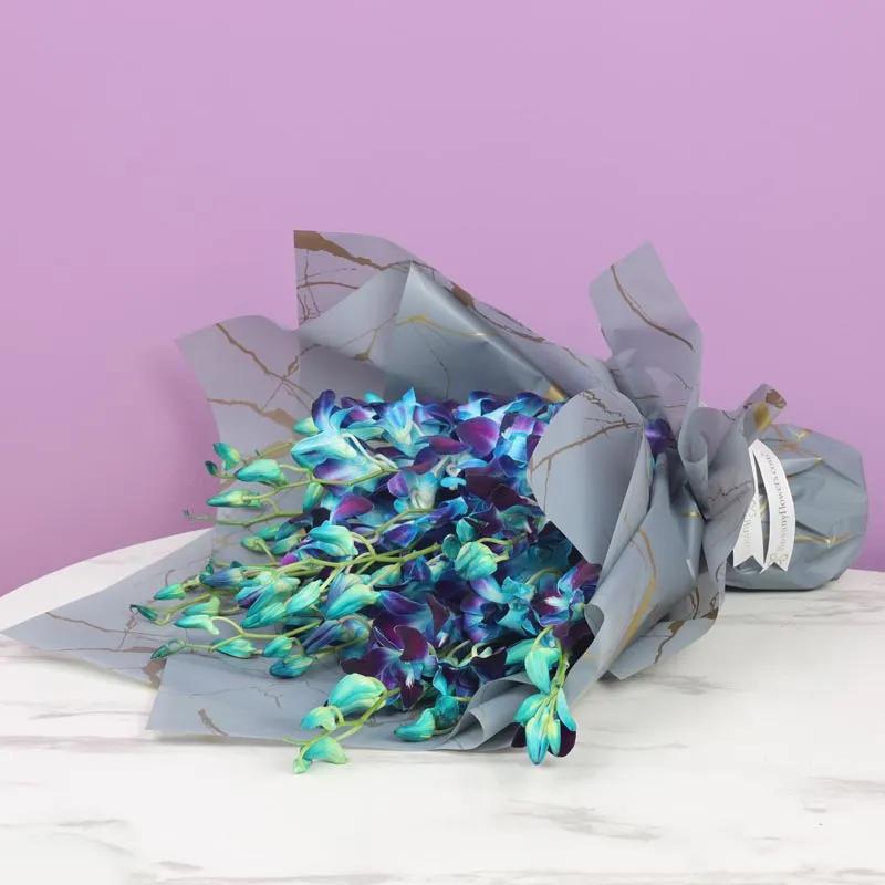 Twilight 15 Blue Orchid Bouquet thumbnail 4