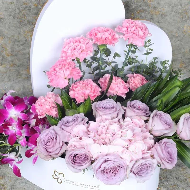 Pastel Care Flower Box - Flowers gift from Buy Any Flowers Dubai in Al Quoz Industrial Area 4, Dubai, UAE - image 4