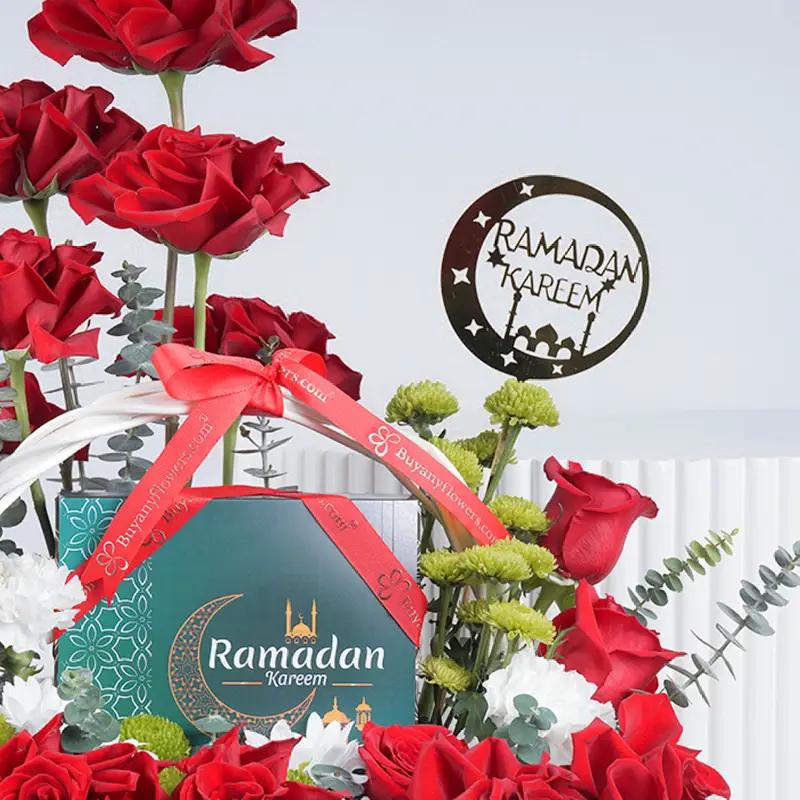 Ramadan Red Rose Basket - Gifts gift from Buy Any Flowers Dubai in Al Quoz Industrial Area 4, Dubai, UAE - image 3