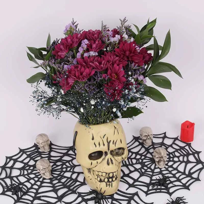 Skullful Night Flower Arrangement - Flowers gift from Buy Any Flowers Dubai in Al Quoz Industrial Area 4, Dubai, UAE