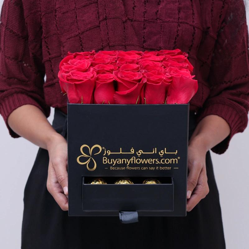 25 Red Roses Love Box thumbnail 2