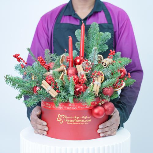 Holiday Joy Arrangement - Flowers gift from Buy Any Flowers Dubai in Al Quoz Industrial Area 4, Dubai, UAE - image 2