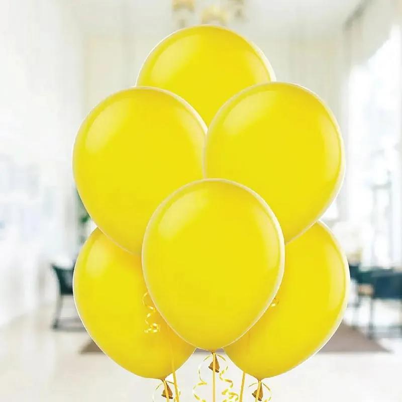 Yellow Helium Balloons 10 Pcs thumbnail 2