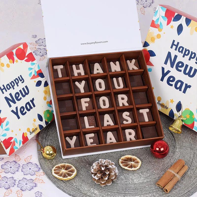 Thank You For Last Year Chocolates By Sweecho