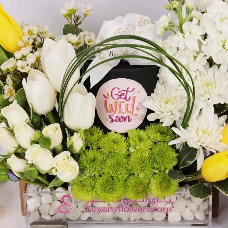 Get Well Soon Flowers and Chocolate Arrangement - Chocolates gift from Buy Any Flowers Dubai in Al Quoz Industrial Area 4, Dubai, UAE - image 3