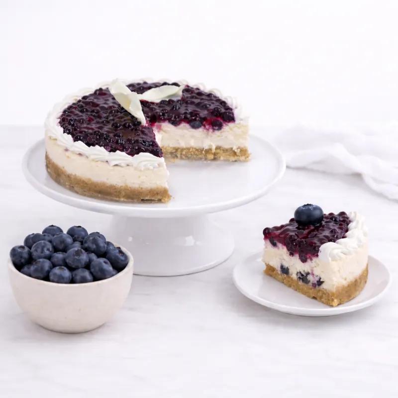 Blueberry Cheese Cake 4 Portion - Cakes gift from Buy Any Flowers Dubai in Al Quoz Industrial Area 4, Dubai, UAE - image 2