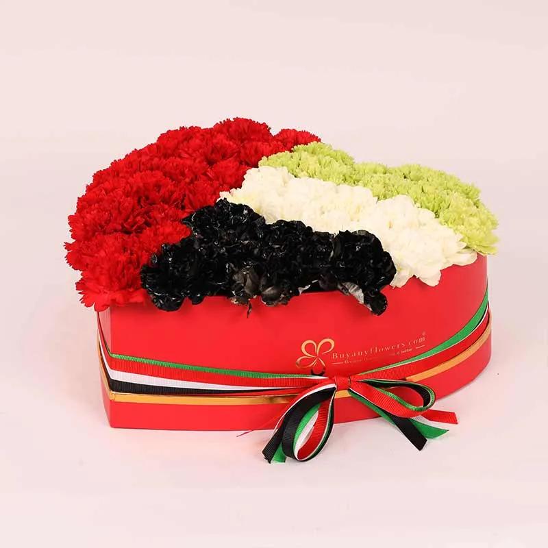 From The Heart National Day Flower Box - Flowers gift from Buy Any Flowers Dubai in Al Quoz Industrial Area 4, Dubai, UAE - image 3