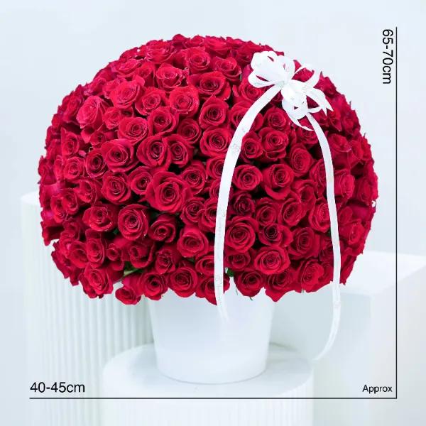 Love 201 Red Roses Arrangement - Flowers gift from Buy Any Flowers Dubai in Al Quoz Industrial Area 4, Dubai, UAE - image 4