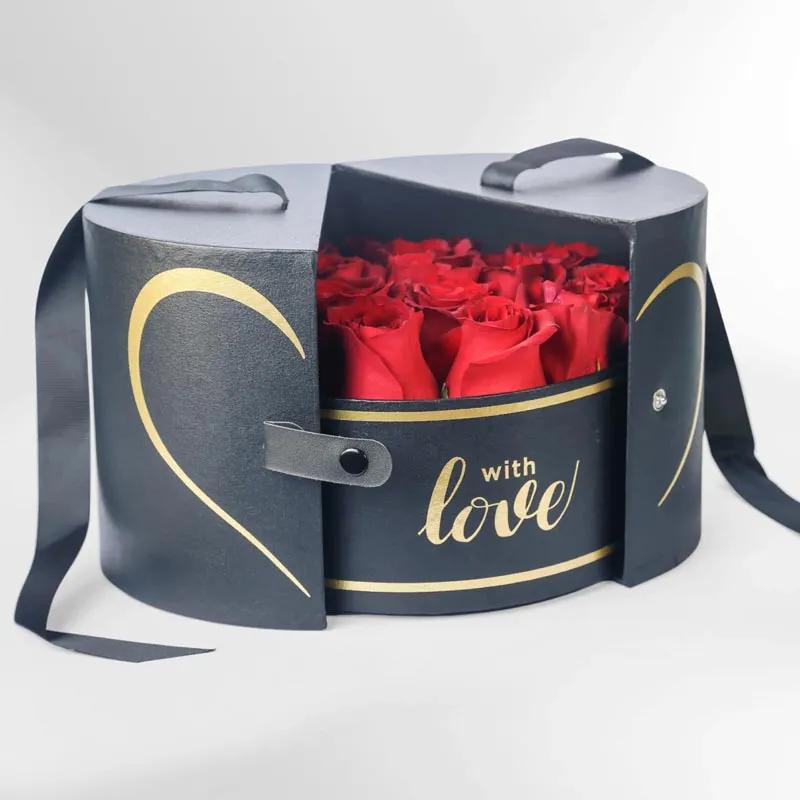 Luxurious Red Roses in Box thumbnail 2
