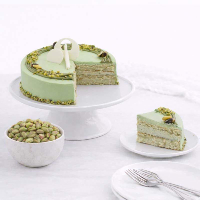 Delightful Pistachio Cake 4 Portion - Cakes gift from Buy Any Flowers Dubai in Al Quoz Industrial Area 4, Dubai, UAE - image 2