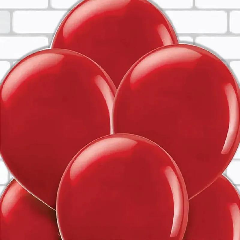 Red Helium Balloons 10 Pcs thumbnail 3